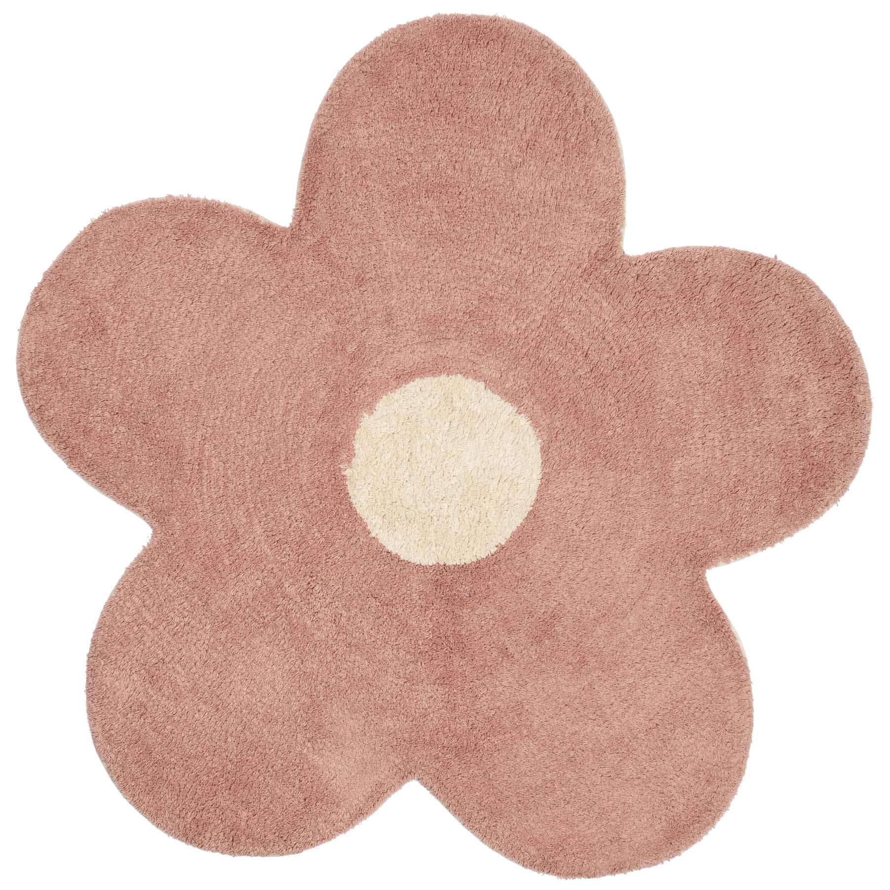 Prénatal vloerkleed bloem roze