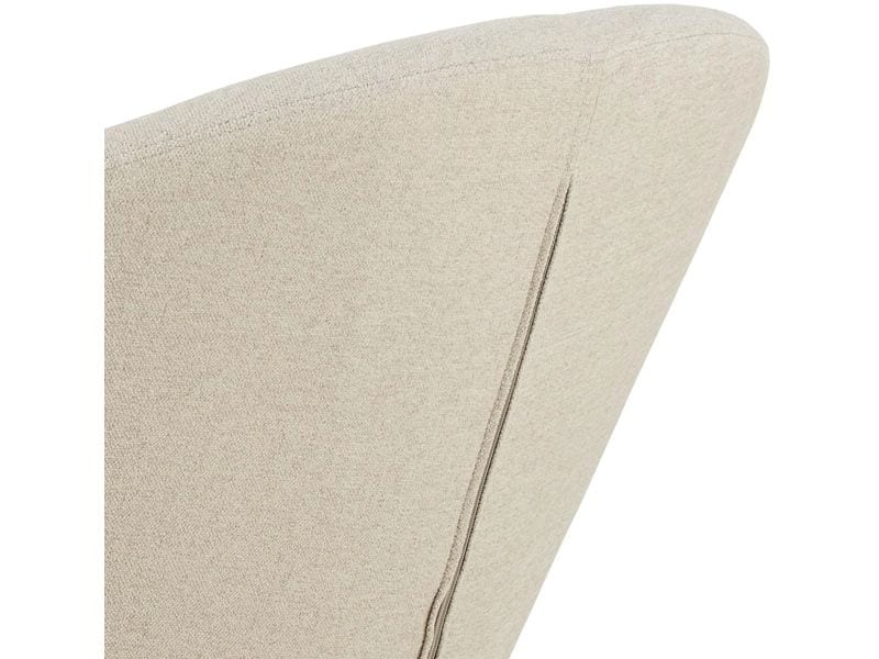 AC Design Sessel Center Beige Moderner Loungesessel mit Drehfunktion