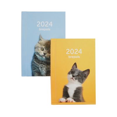 Agenda de poche Amici - 1 semaine par page - 7,1 x 10,2 cm - disponible dans différents modèles - Brepols