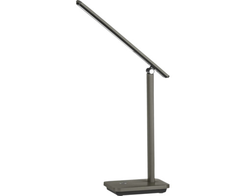 LED oplaadbare tafellamp met touchdimmer, 3,6 W, 360 lm, 3000-6500 lm, HxB 35x33 cm, Iniesta cappuccino