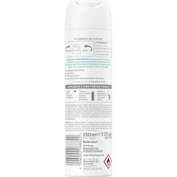 Dusch Frische Anti-Transpirant Spray