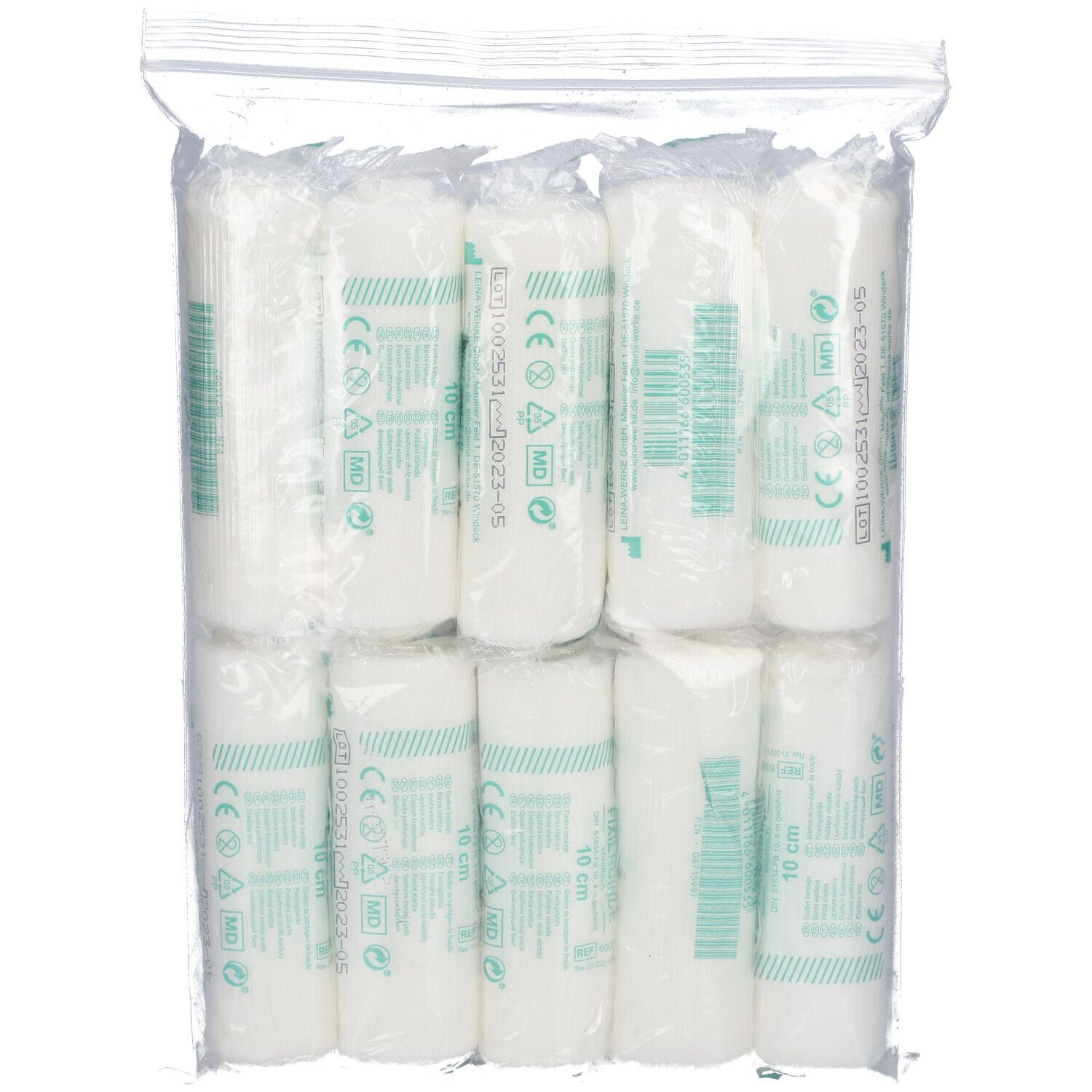 MULLBINDEN 10 cm x 4 m elastisch