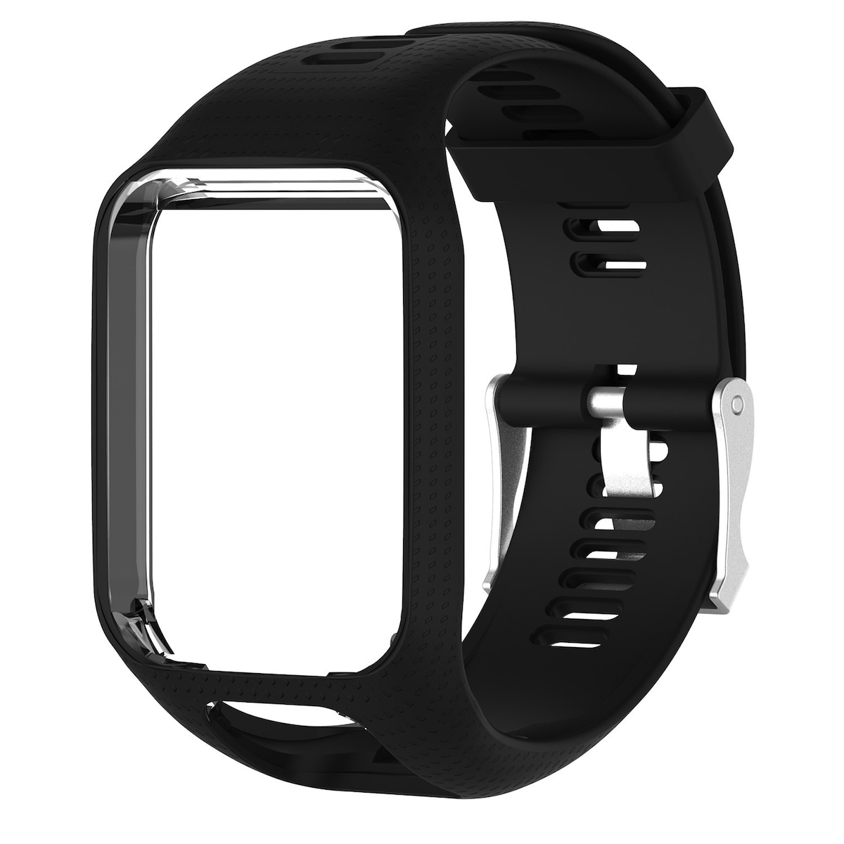 Silikonklokkerem for TomTom Smartwatch Sort