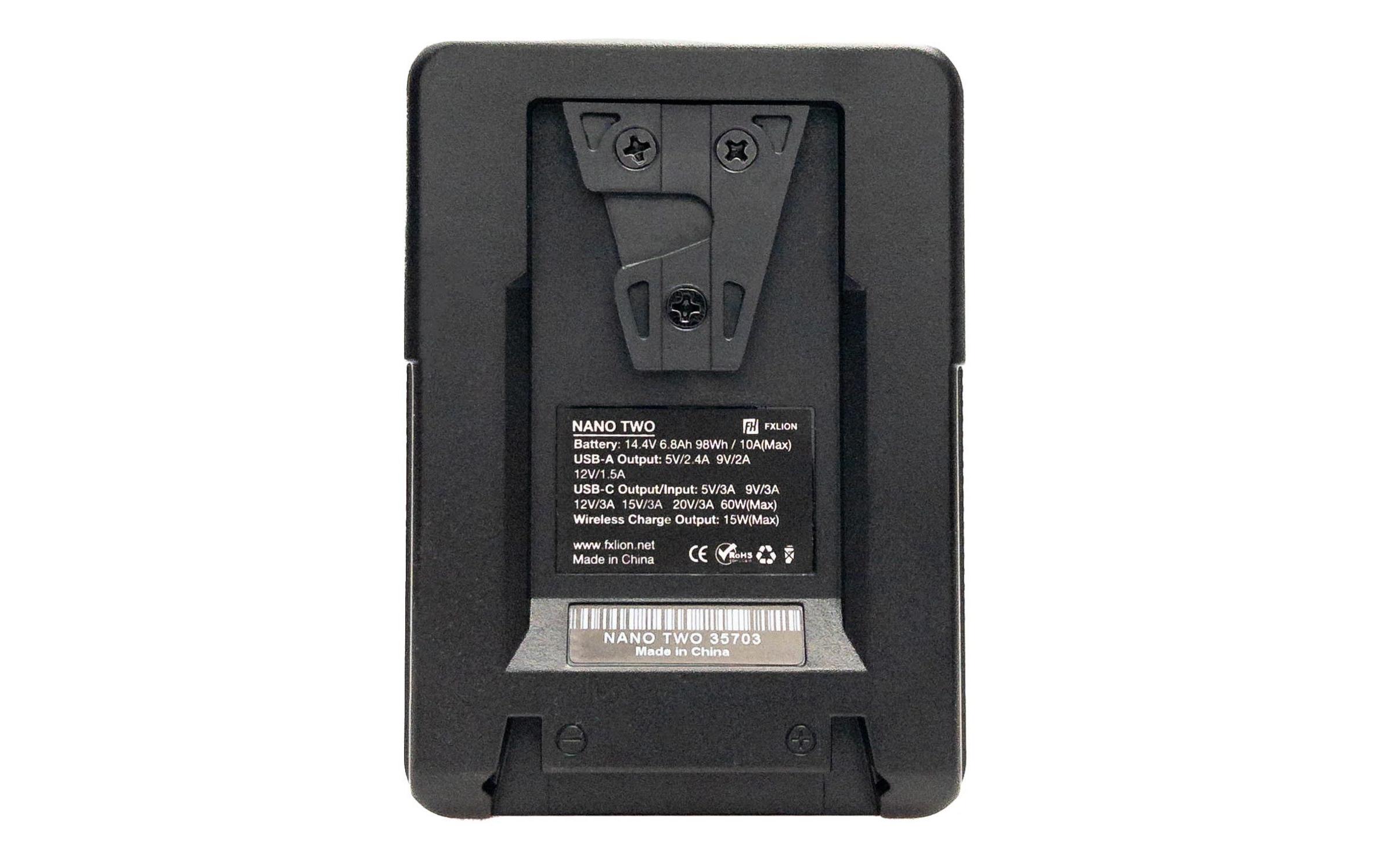 Videokamera-Akku Nano Two Wireless<br>V-Mount 98 Wh Videokamera-Akku
