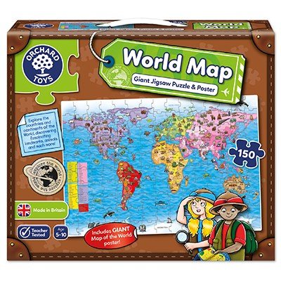 World Map Jigsaw  (Jigsaw)