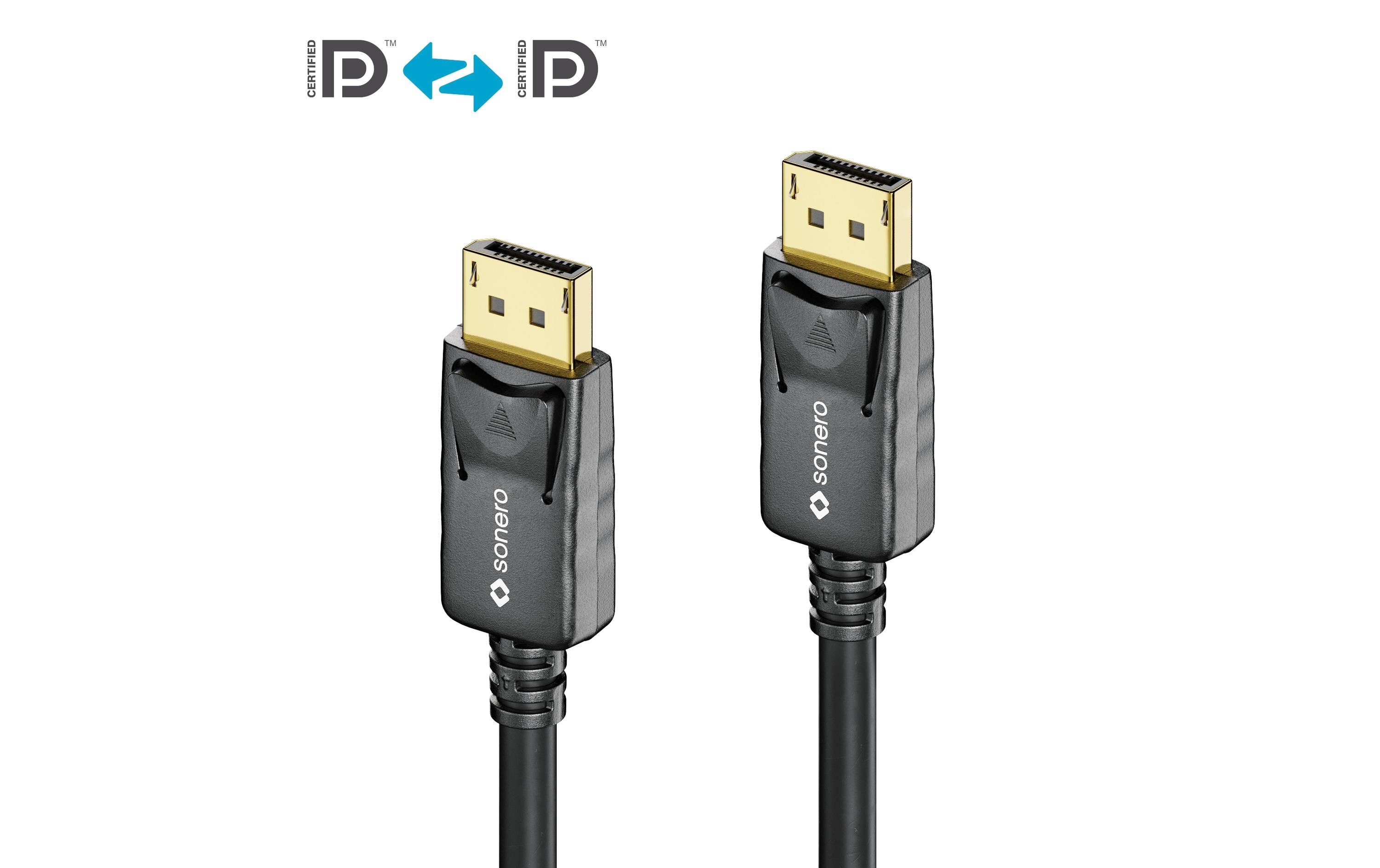 Kabel 8K Displayport 1.4 Stecker  Stecker, 8K/60Hz, 5 m8K High Speed DisplayPort Kabel