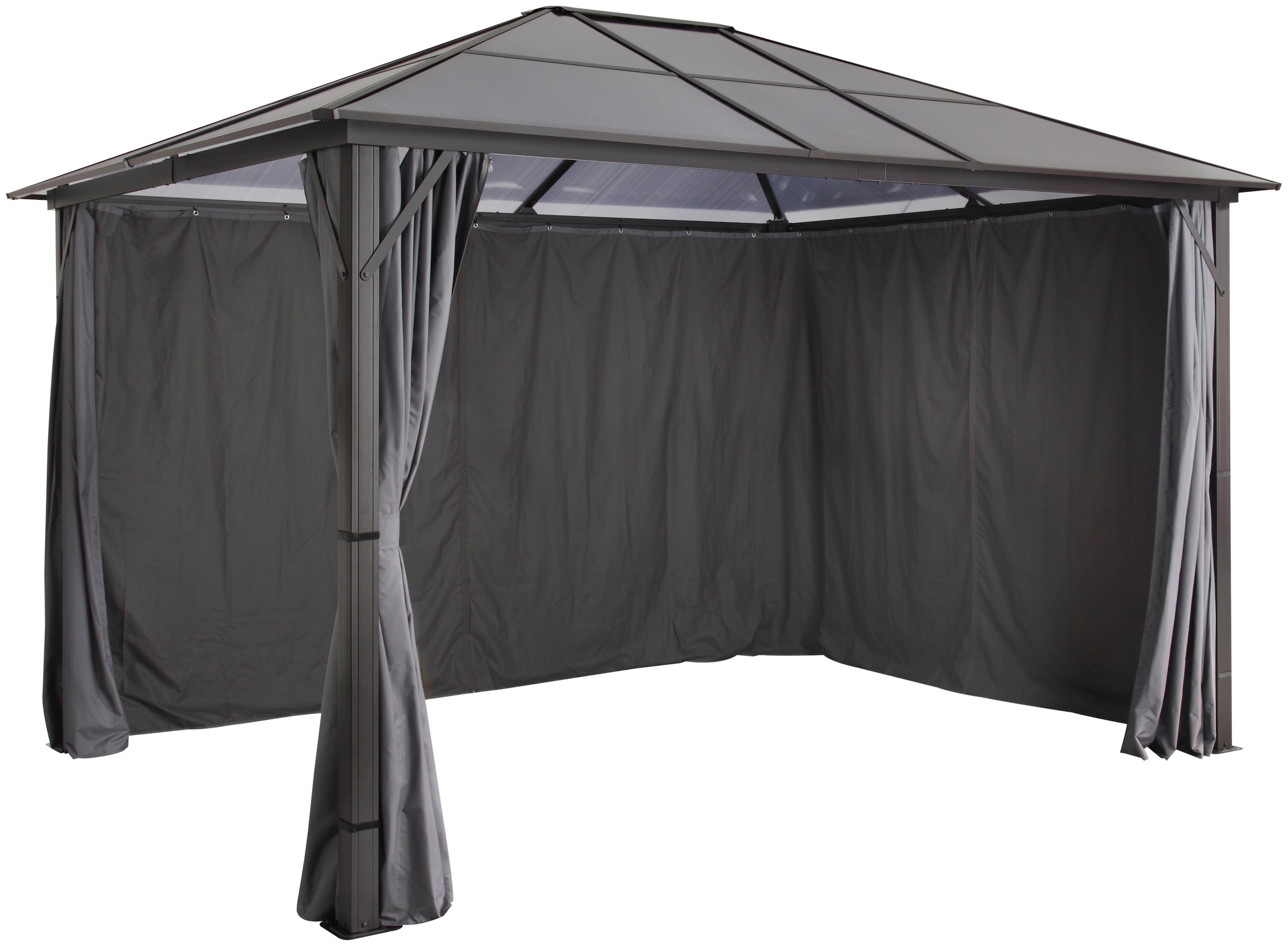 KONIFERA Pavillon »Aruba 2.0« Gestell aus Aluminium, Dach aus Polycarbonat-Stegplatten