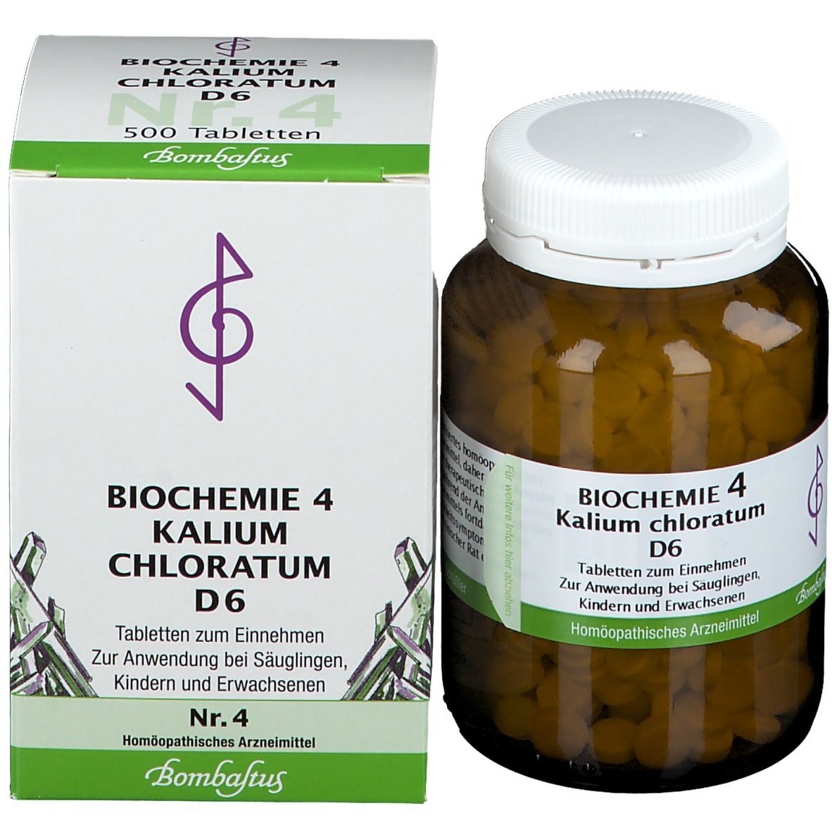 Bombastus Biochemie 4 Kalium chloratum D6 Tabletten