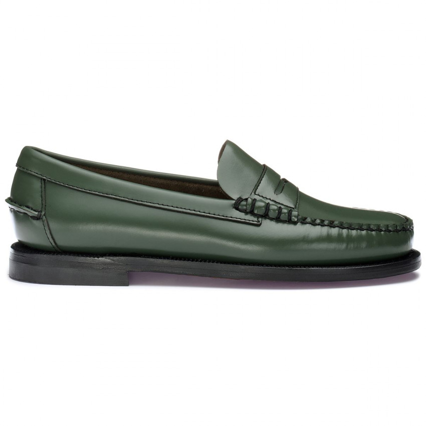 CLASSIC DAN GREEN ARCHIVE MOCASSIN-Mocassin pour femme en cuir brossé