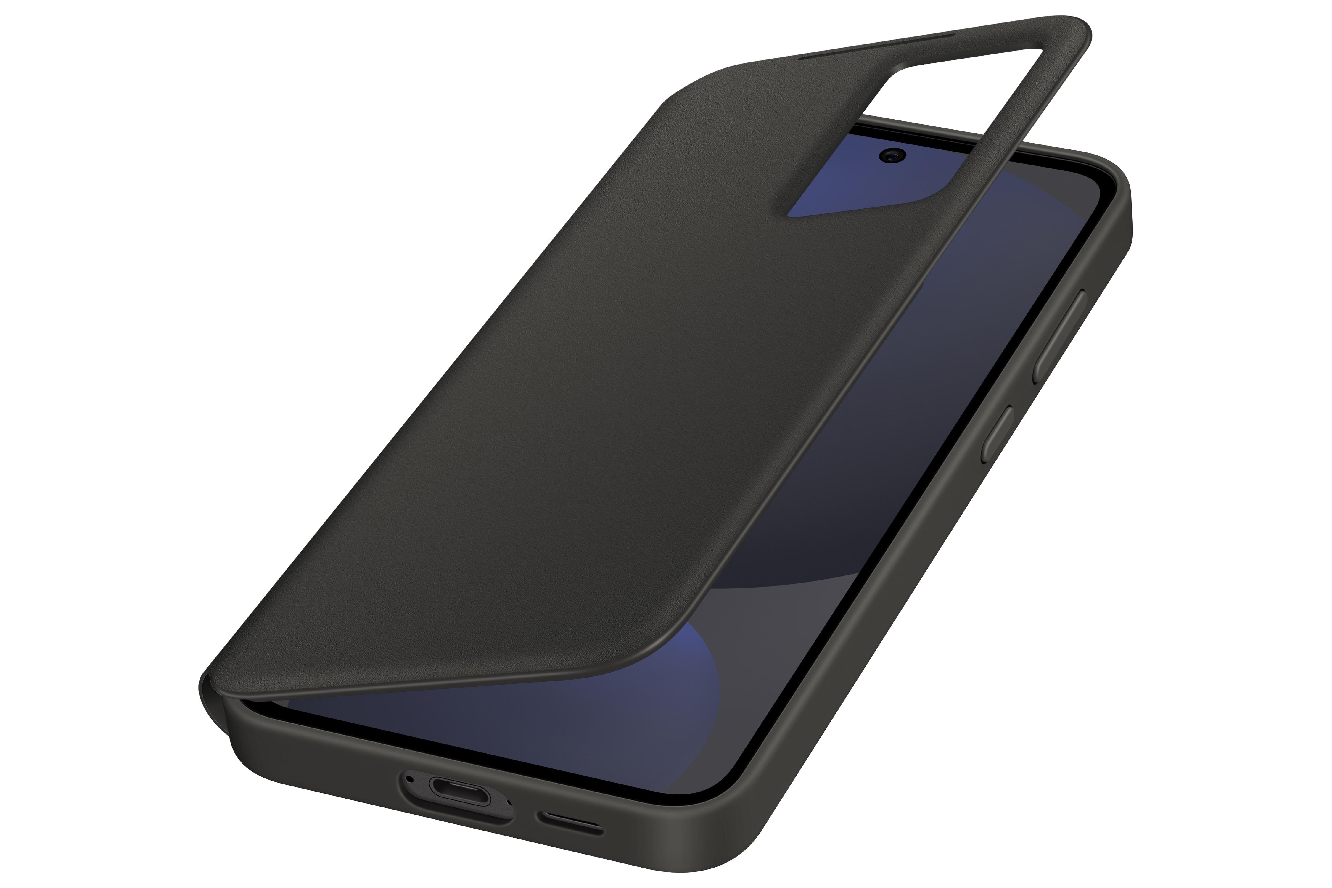 Galaxy S24 FE Smart View Book Cover Flipcase Hülle (EF-ZS721CBEGWW) - Schwarz