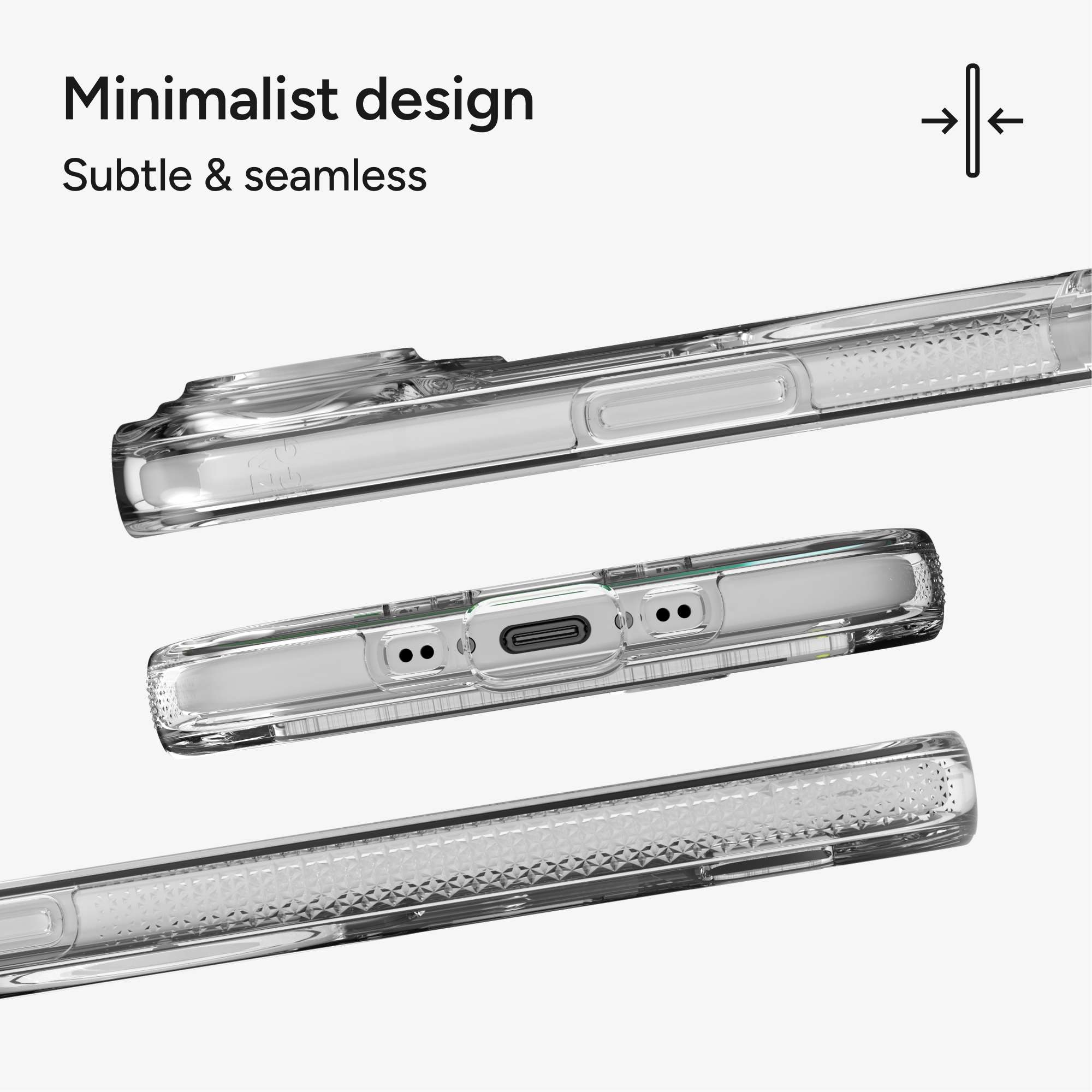 iPhone Air MagSafe Schutzhülle Crystal Palace Snap mit Aufstellfunktion aus Recycelten Materialien (702318861) - Transparent