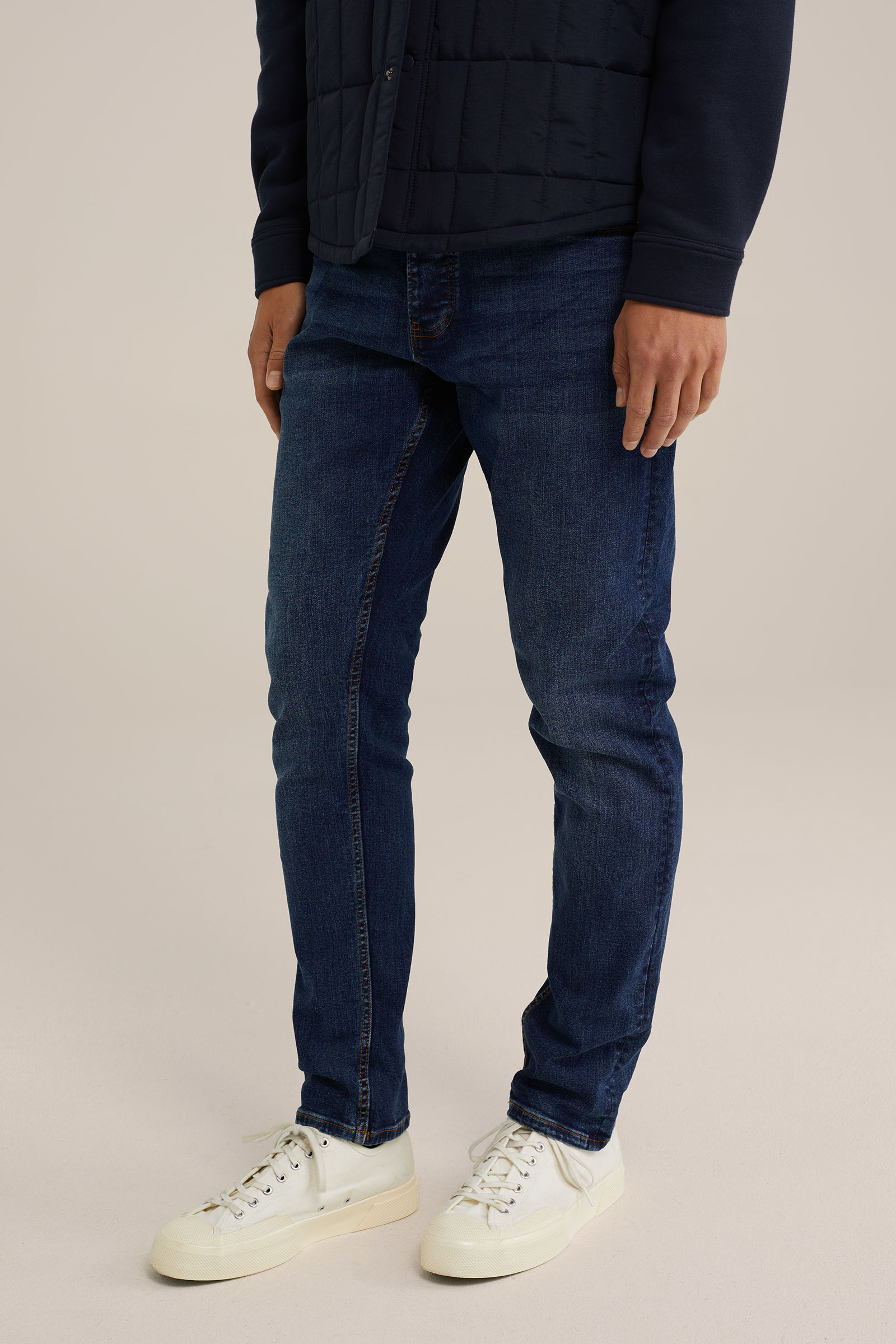 slim fit jeans met medium stretch Blue Ridge Blauw