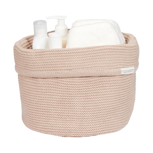 Little Dutch Gebreid Commodemandje - Rond - Beige