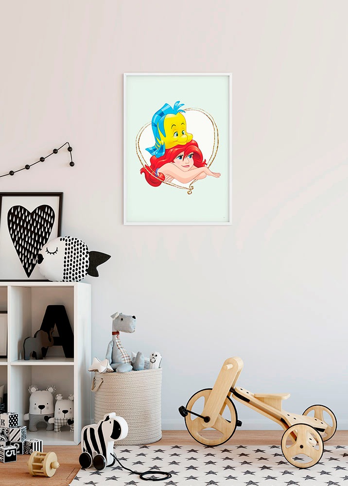 Komar Bild »Ariel & Fabius« Disney 1 Stk. tlg. Wandbild zur Dekoration im Kinderzimmer - ohne Rahmen