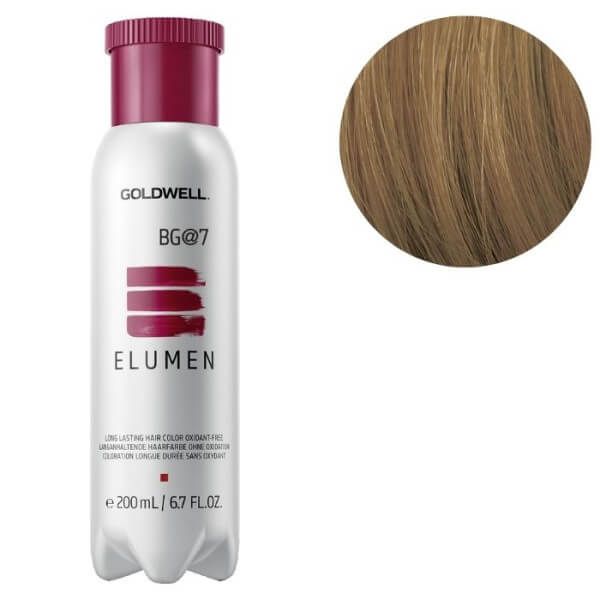 Coloration Elumen bg@7 blond moyen marron doré Goldwell 200ml