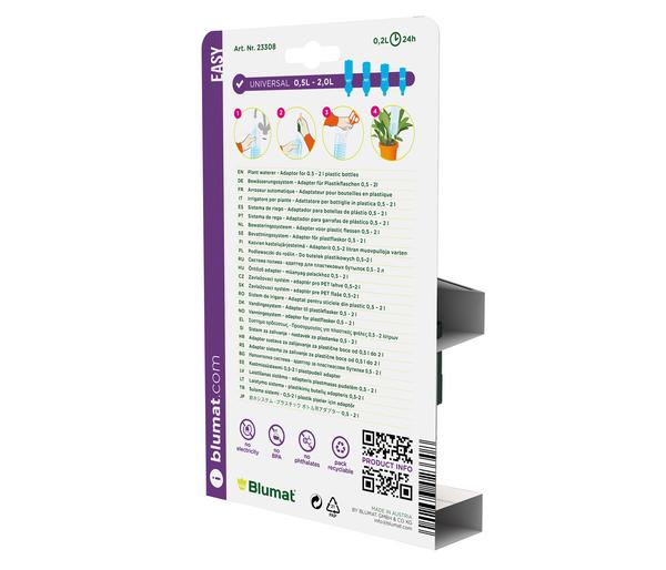 Tropf-Blumat Flaschenadapter mit Tonkegel für