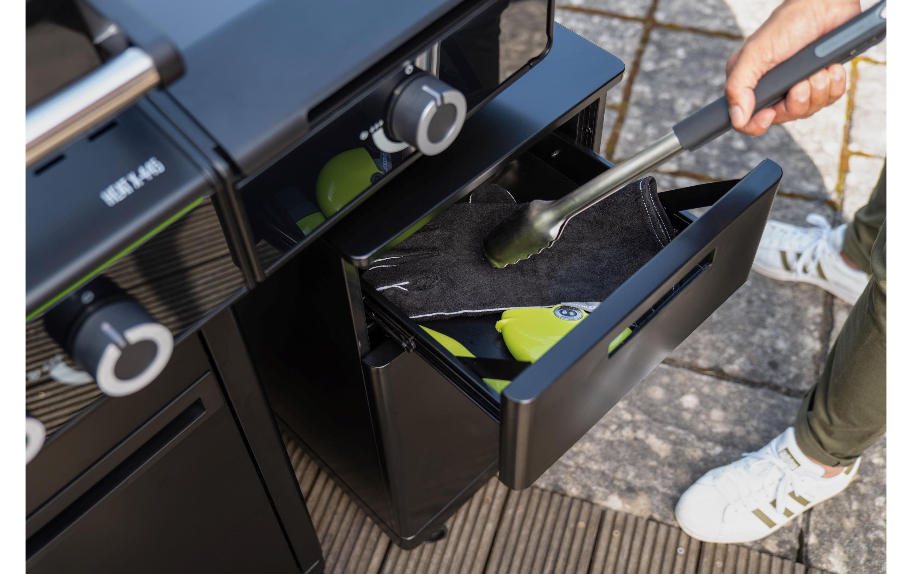 Grillschrank mit Rollen<br>Geeignet für die Kombination mit Heat Gasgrillstationen