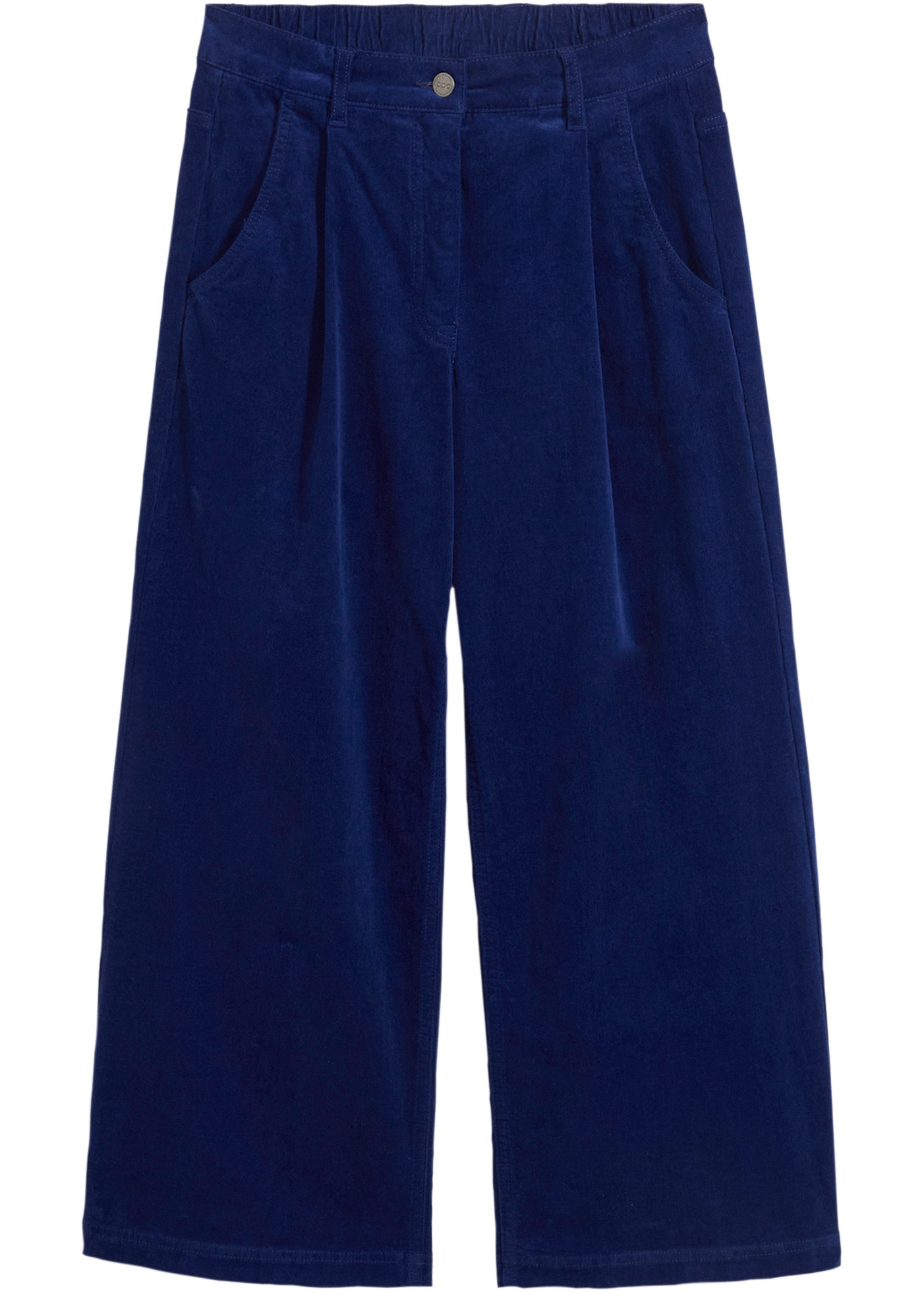 bonprix Cordhose »Weite Stretchcord-Culotte mit High-Waist-Bequembund, 7/8-Länge«  Weite Stretchcord-Culotte mit High-Waist-Bequembund, 7/8-Länge