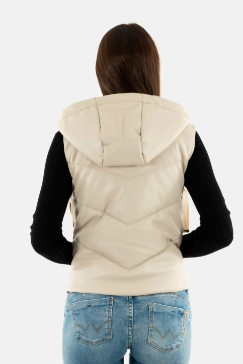 Gilets sans manche morgan 232-gsolo ivoire
