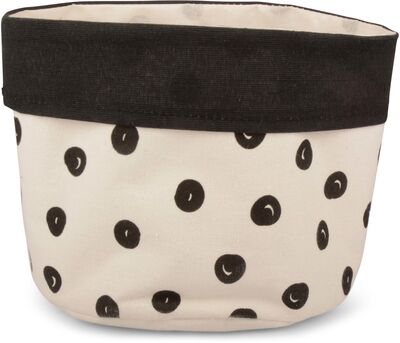 Form Living Oppbevaringskurv Prick Stor, Beige/Svart