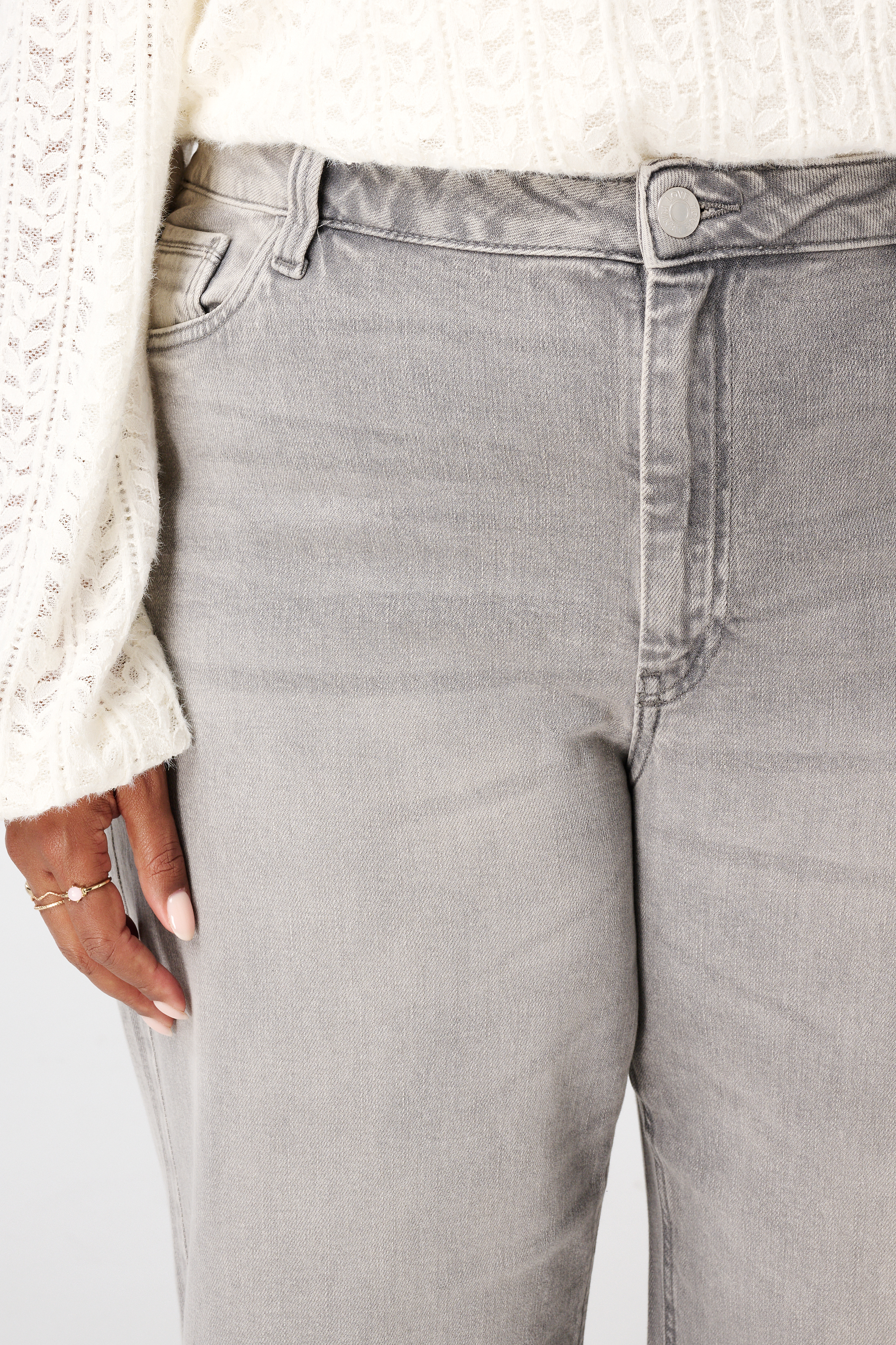 Wide leg jeans IVY Grijs
