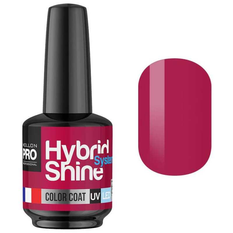 Mini Vernis Semi-Permanent Hybrid Shine Mollon Pro 8ml