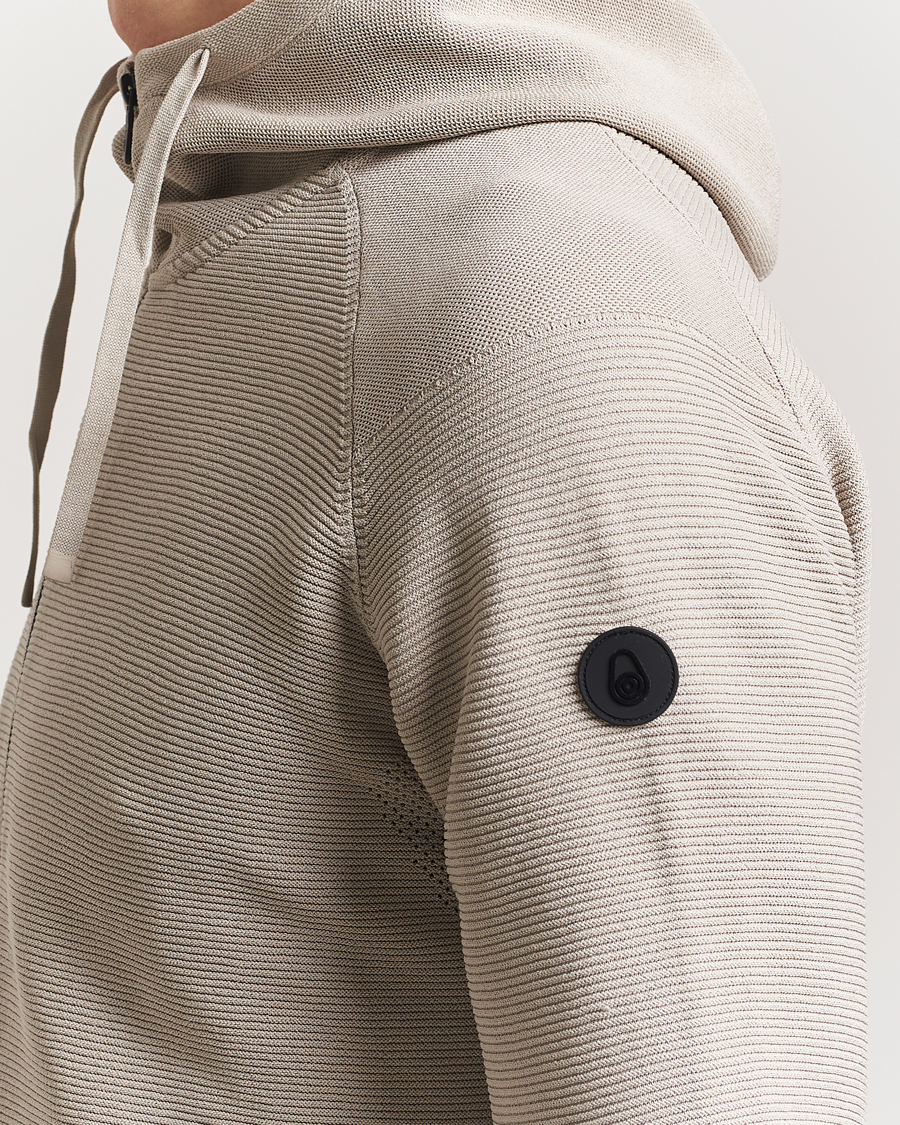 Sail Racing Element Seamless Hooded Full Zip Sand