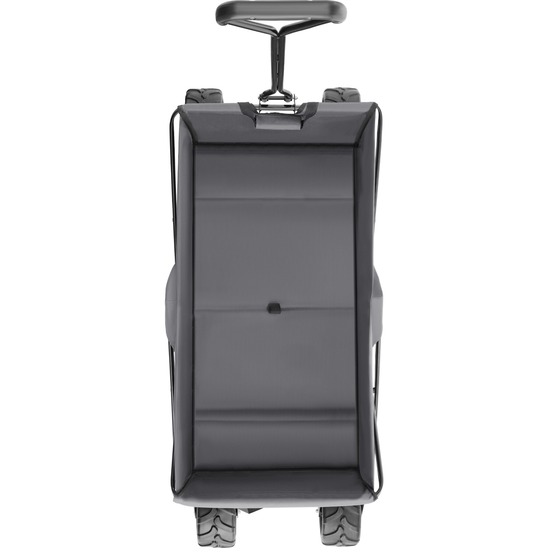 tectake® Bollerwagen, faltbar, abnehmbarer Stoffeinsatz mit 2 Netztaschen, inklusive Tragetasche, Belastbarkeit 80 kg