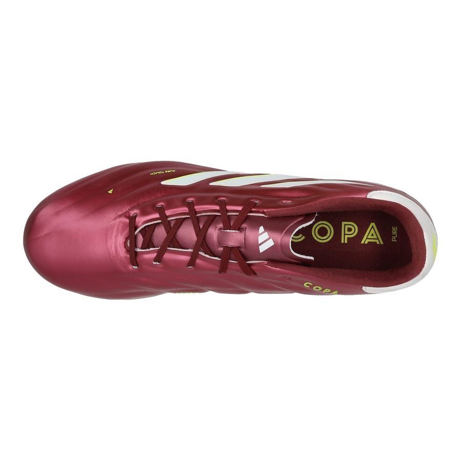 adidas Copa Pure 2 Elite SG Energy Citrus - Shadow Red/Blanc/Jaune