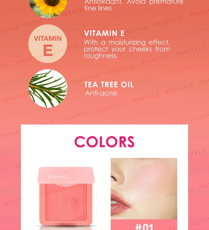 Cathy Doll - Skin Fit Jelly Blusher
