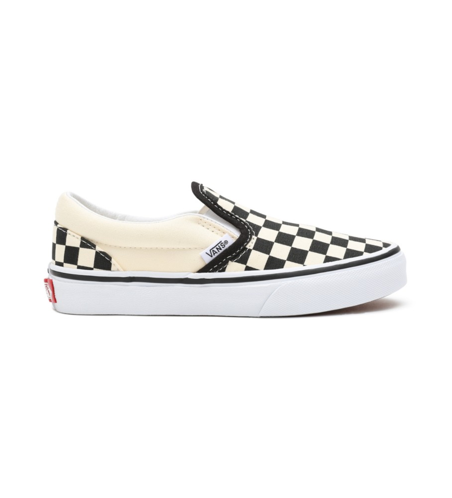 Vans Zapatillas Checkboard Classic Slip-On branco, negro