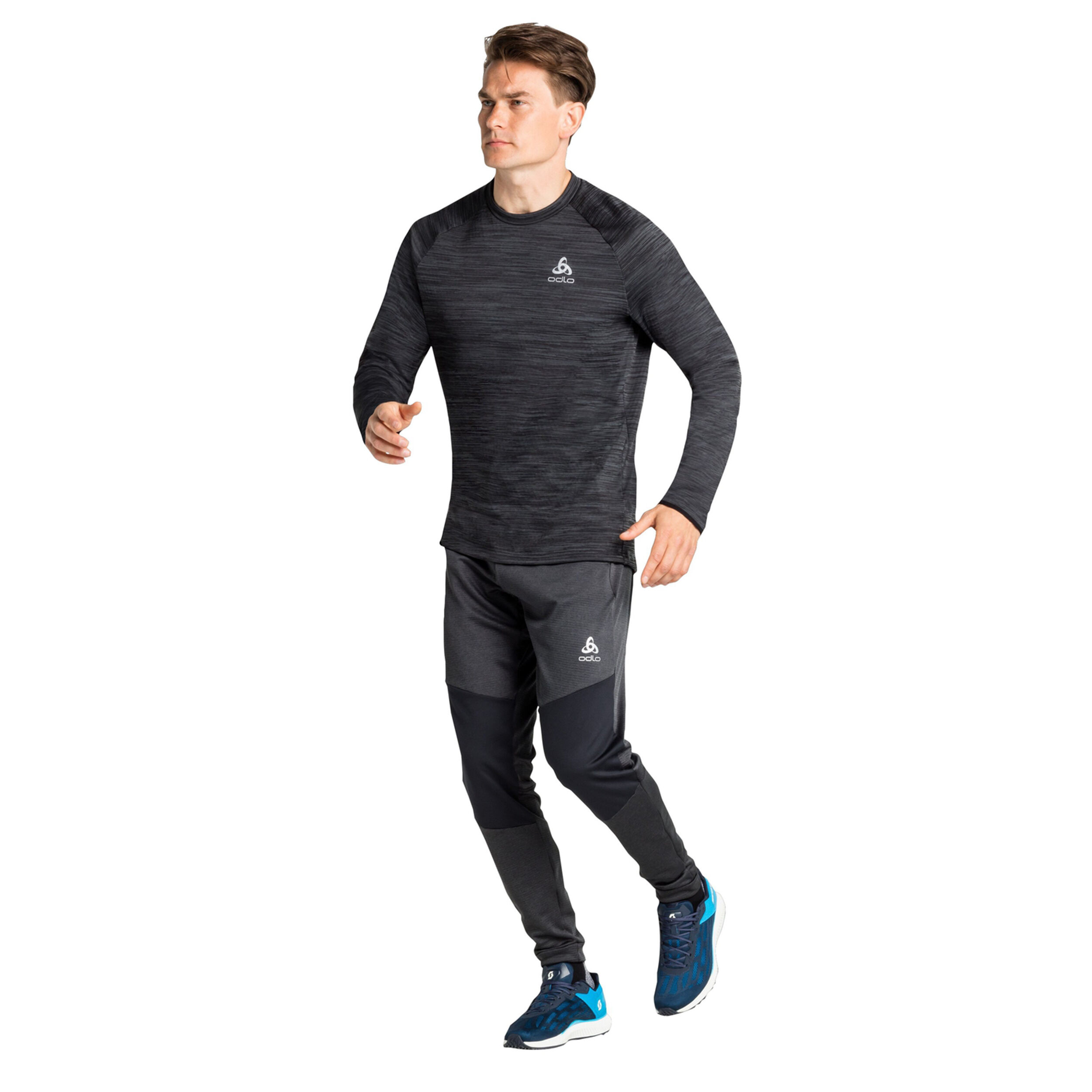 Odlo Easy Warm Mid Layer Haut Manches Longues Hommes - Noir