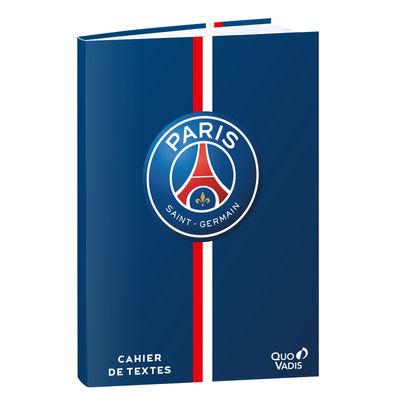 Cahier de textes PSG - 15 x 21 cm - Quo Vadis