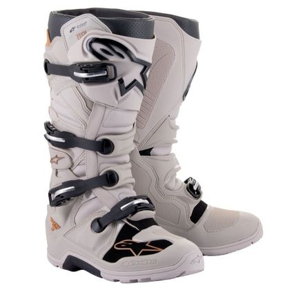 Botte enduro Alpinestars TECH 7 - DRYSTAR 2025 - Gris / Jaune