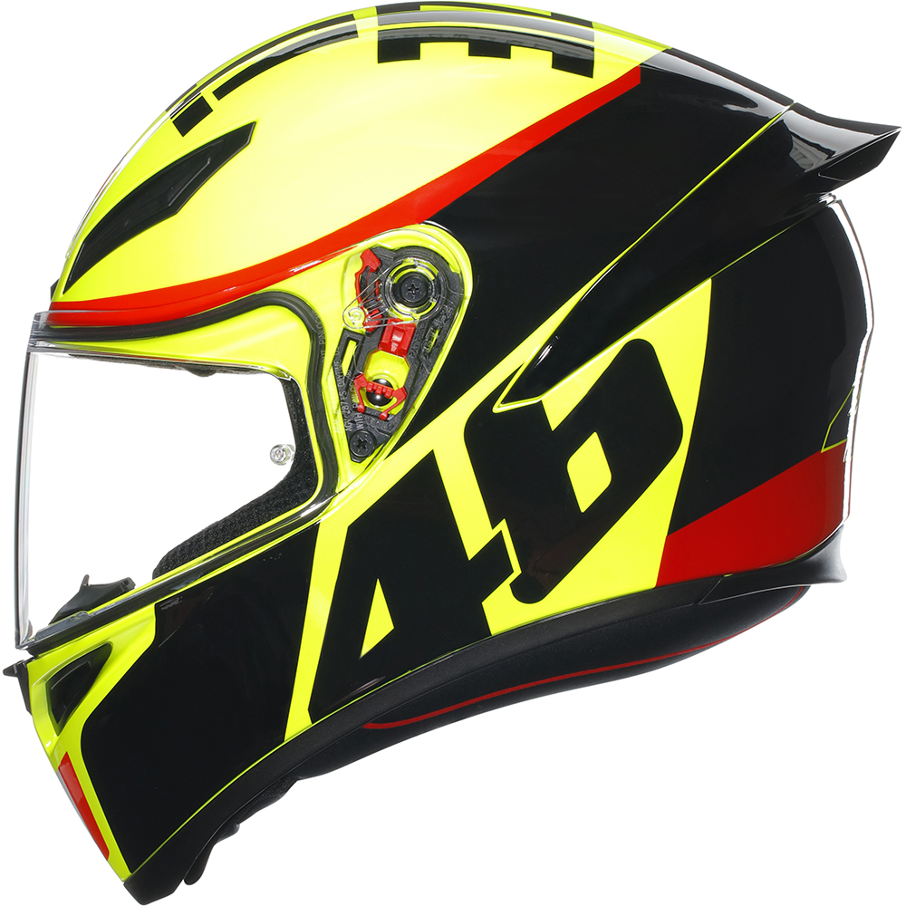 AGV - Casque K1 S Grazie Vale Jaune / Noir / Rouge