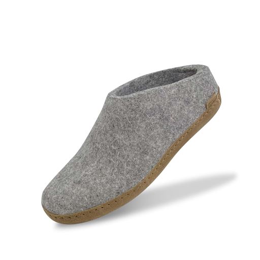 Glerups Slip-on Hjemmesko, Grå, 39