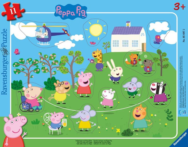 Ravensburger - Framepuzzel - Meisjes - 8 tot 17 Delen - 32,5 x 24,5 cm
