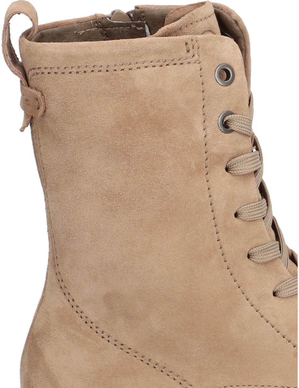 Veloursleder Schnürboot