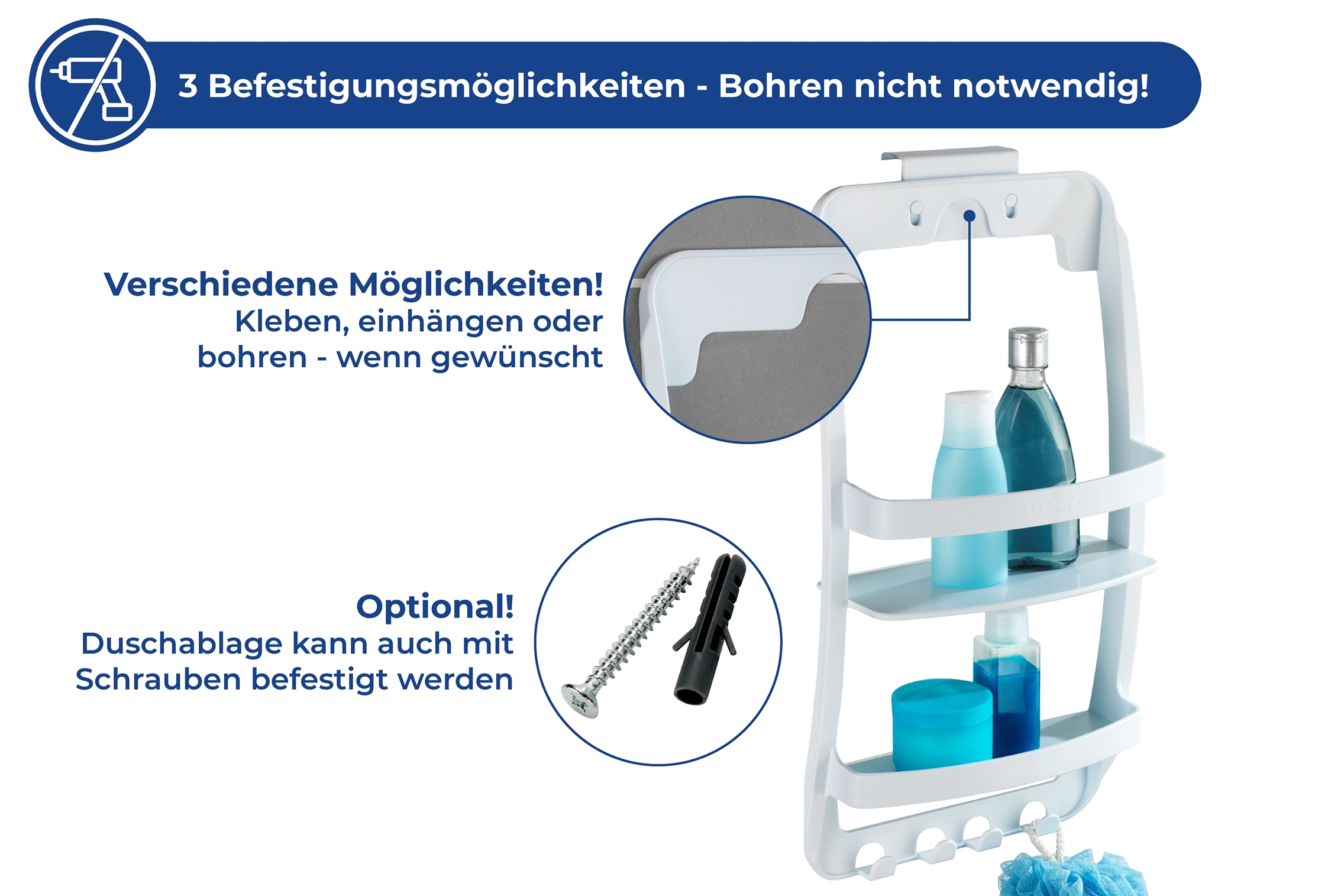 Wenko Universal wenko badrek wit