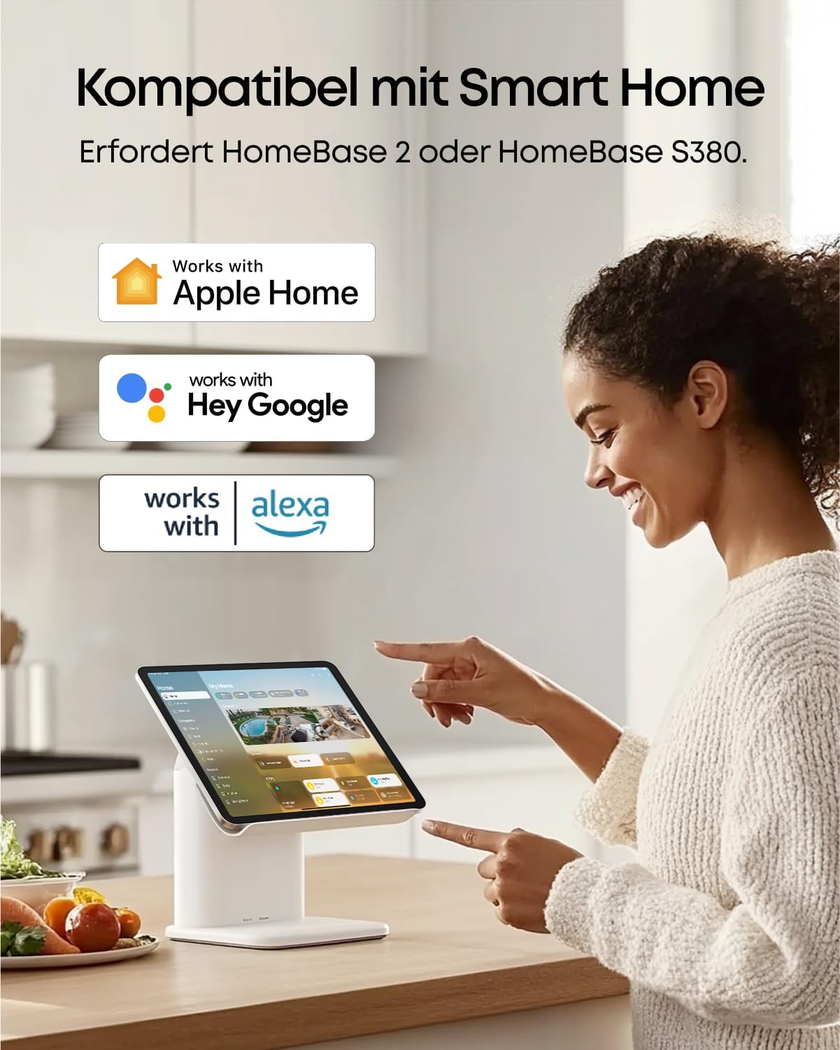 eufy Security eufyCam E40 4-Kamera-Set mit Homebase 2, kabellose 2K Solarkamera für außen, mit integriertem Solarpanel, MaxColor-Nachtsicht, erweiterbarer lokaler Speicher, ohne monatliche ABO-Kosten
