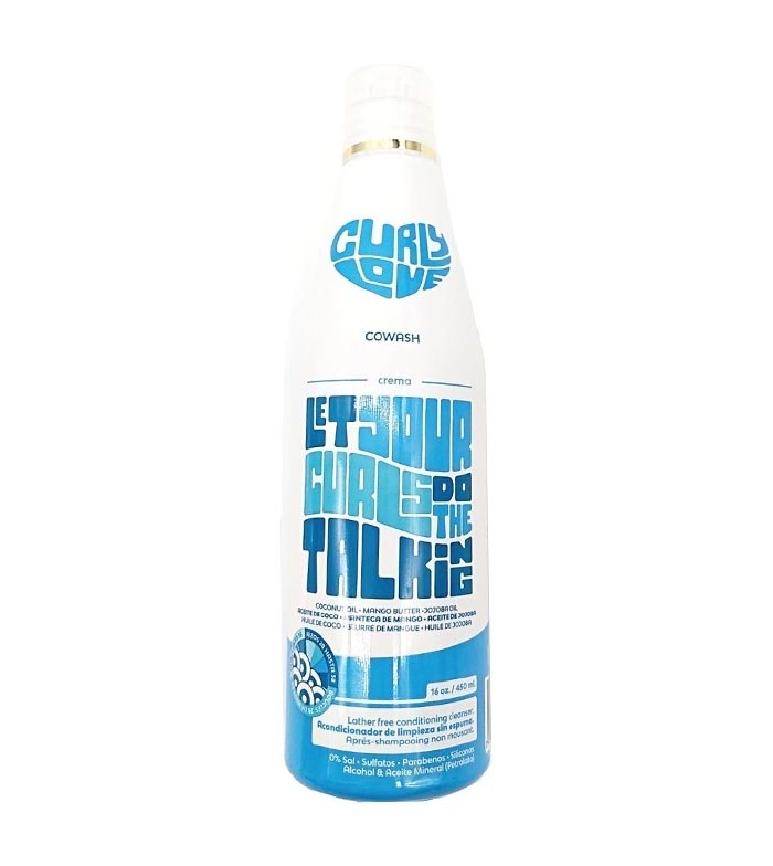 Curly Love - Condicionador Cowash - Óleo de coco e manteiga de manga 450ml