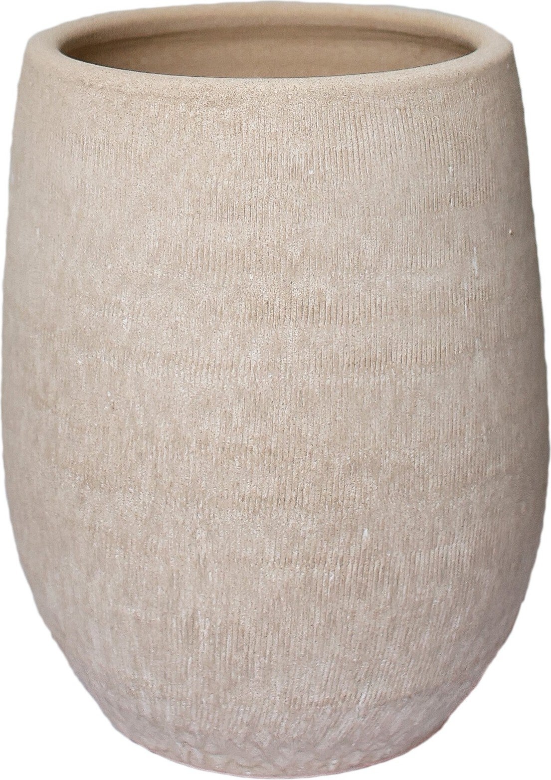 HS bloempot Miami crème D 23 H 30 cm