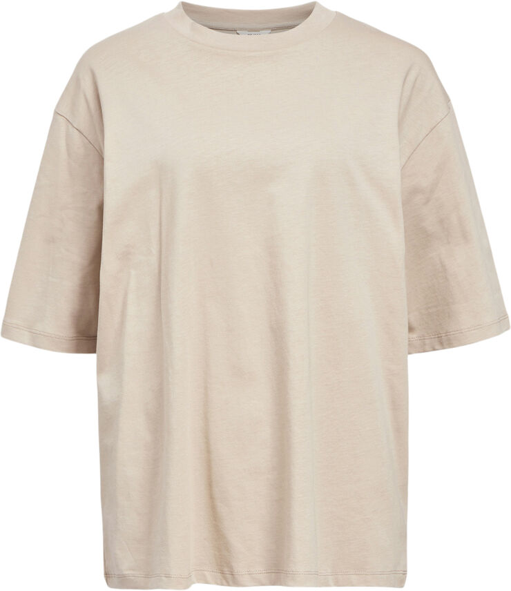 Object OBJGIMA 2/4 OVERSIZE T-SHIRT NOOS Humus/col