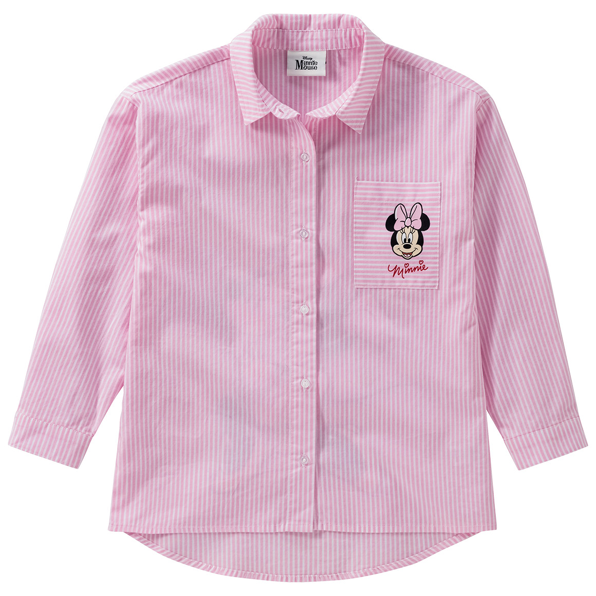 Topolino Minnie Maus Bluse mit Backprint helllila