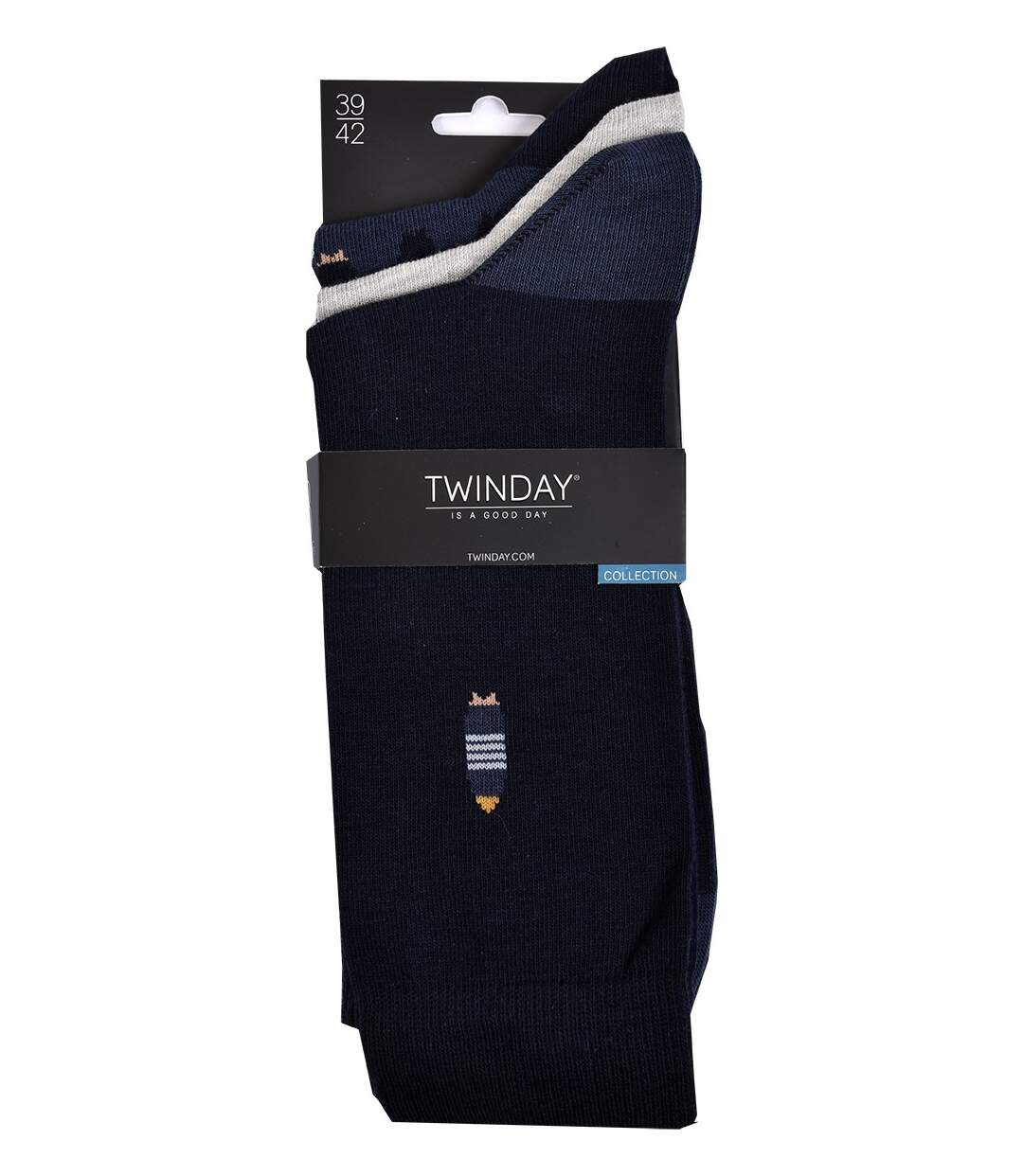 Chaussettes Homme TWINDAY Qualité et Confort-Assortiment modèles photos selon arrivages- Pack de 6 Paires SURF MARINE 45456