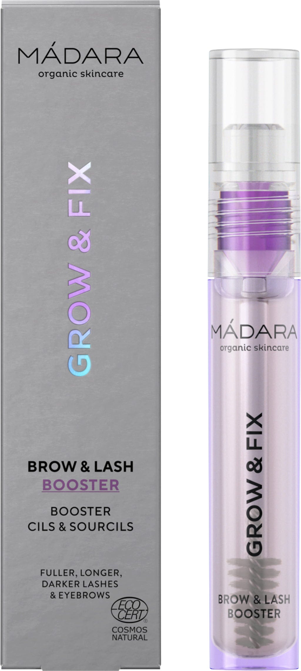 MÁDARA Organic Skincare  Grow & Fix Lash & Brow Serum, 4,25 ml