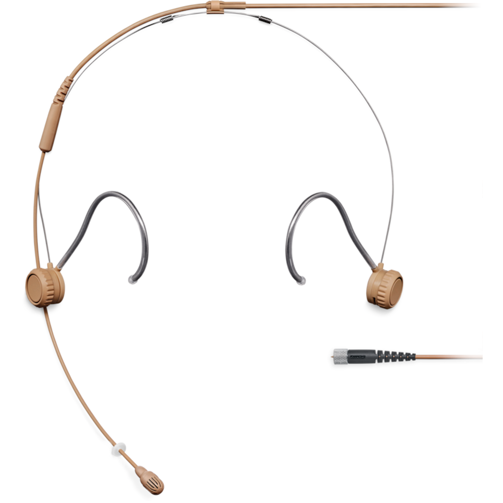 Shure TwinPlex TH53C/O-MDOT omnidirectionele headset (MDOT, cocoa)