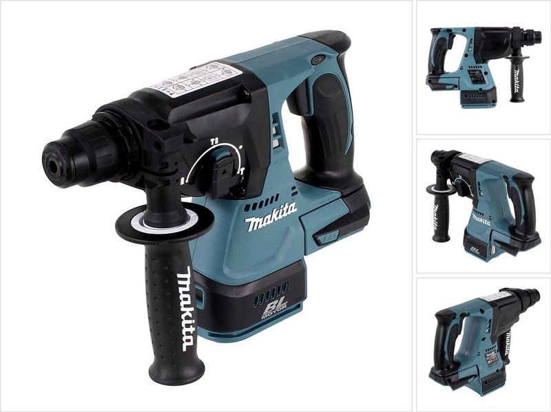 Makita DHR242Z Combihamer - Zonder Accu - Inclusief Diepte-aanslag en Zijhandgreep