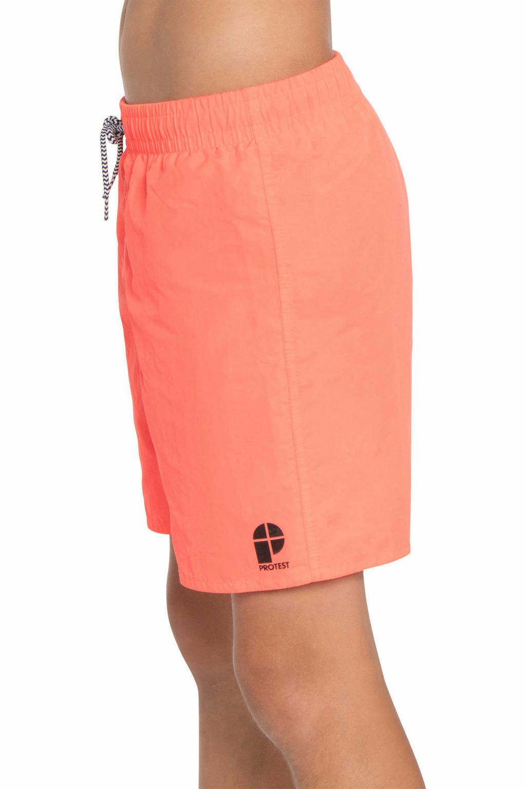Flitsend zwemshortzwemshort CULTURE JR neon roze