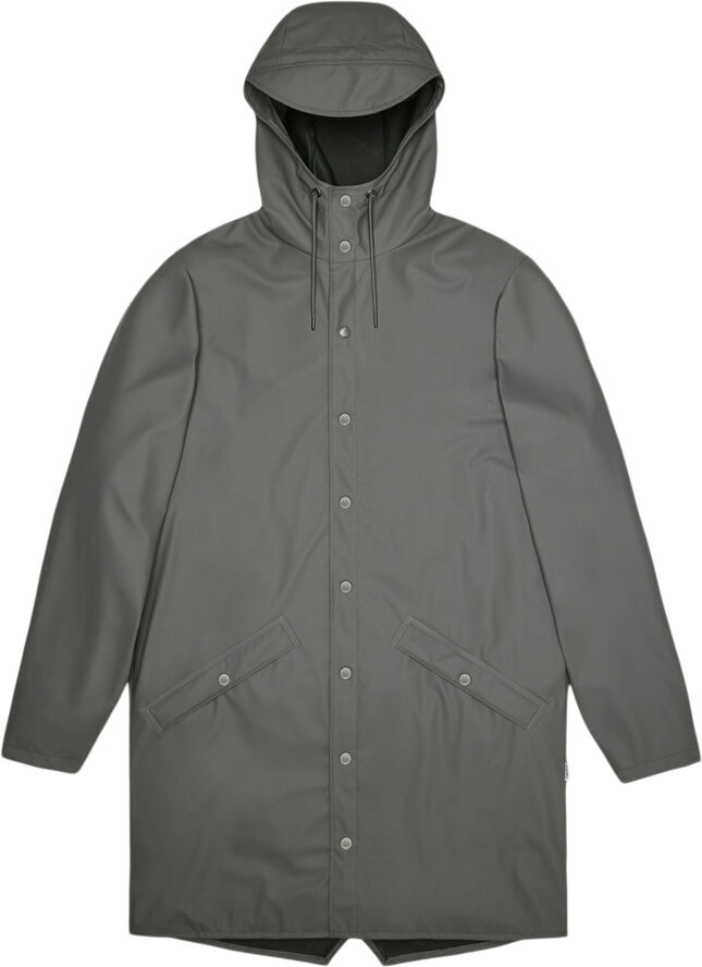 Rains Long Jacket W3 Grey